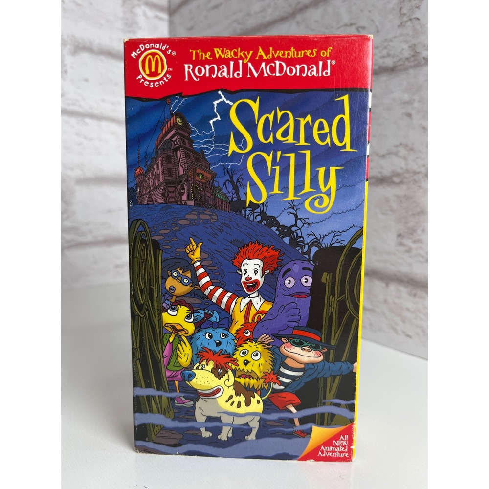 The Wacky Adventures of Ronald McDonald Scared Silly VHS 1998 VNTG Klasky Csupo